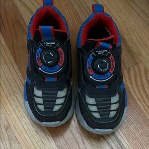 Sketchers Boys' S-Lights Turbo Fuse Selectron Light Up Sneakers